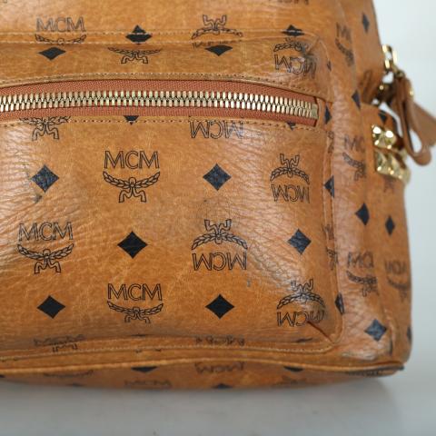 Sell MCM Studded Stark Backpack Brown HuntStreet